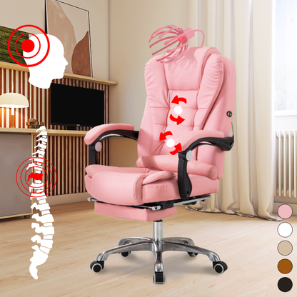 Chaise de bureau massante avec masseur tête